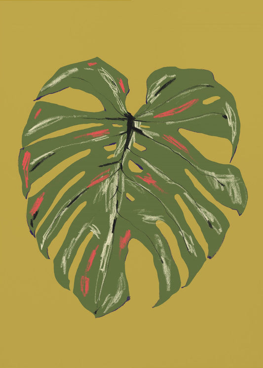 Monstera Leaf Green | Poster