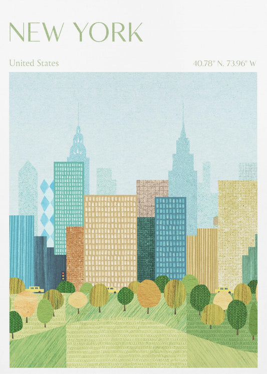 New York, Centralparken | Canvas