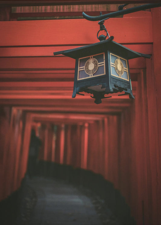 Golden Lantern | Canvas