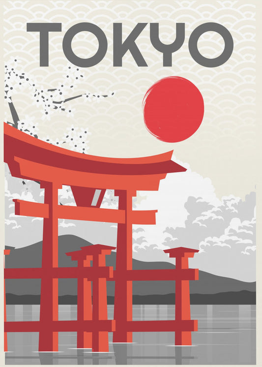 Tokio Sonne | Leinwand-Bilder