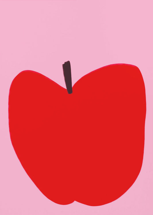 Purpurrote Schlichtheit | Poster - Kunstdruck