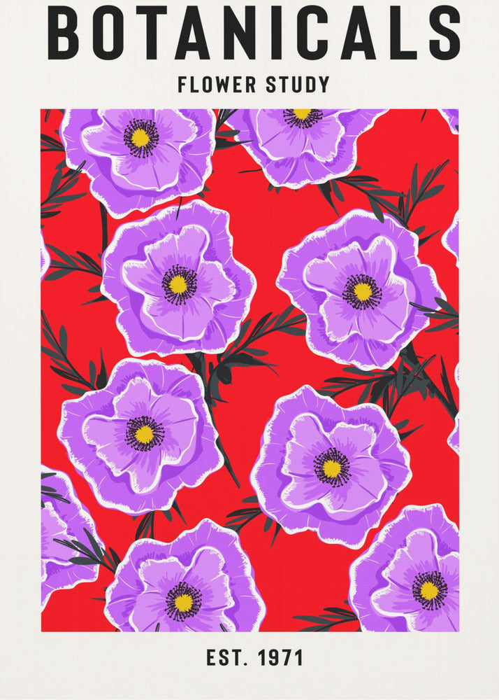 Botanicals Flower Study | Canvas