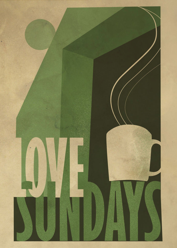 Love Sunday print | Canvas