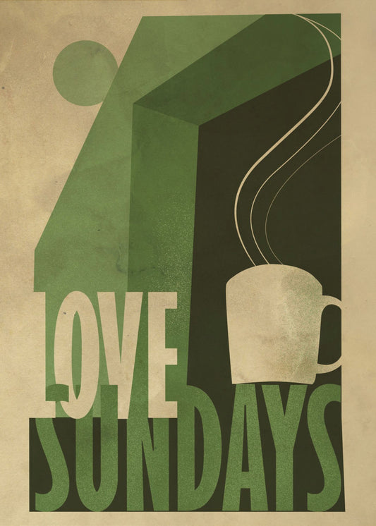 Love Sunday print | Canvas