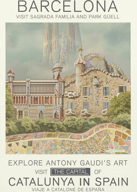 Barcelona print | Canvas
