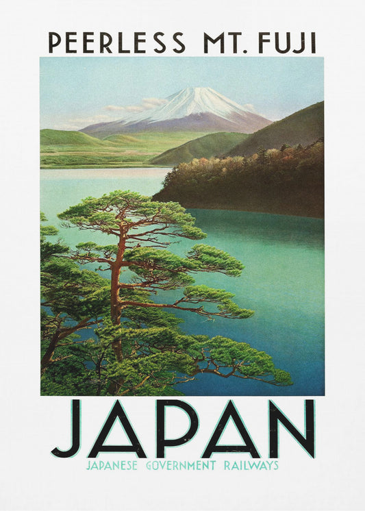 1930s Japan Travel Poster Japanese Government Railways | Canvas