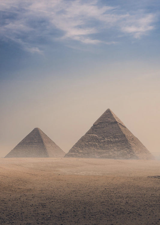Große Pyramiden von Gizeh, Kairo, Ägypten | Leinwand-Bilder