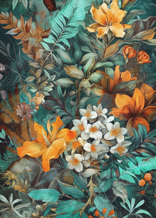 Tropical flora 3 | Canvas