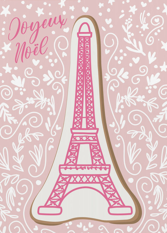 Eiffel tower iced gingerbread cookie | Canvas