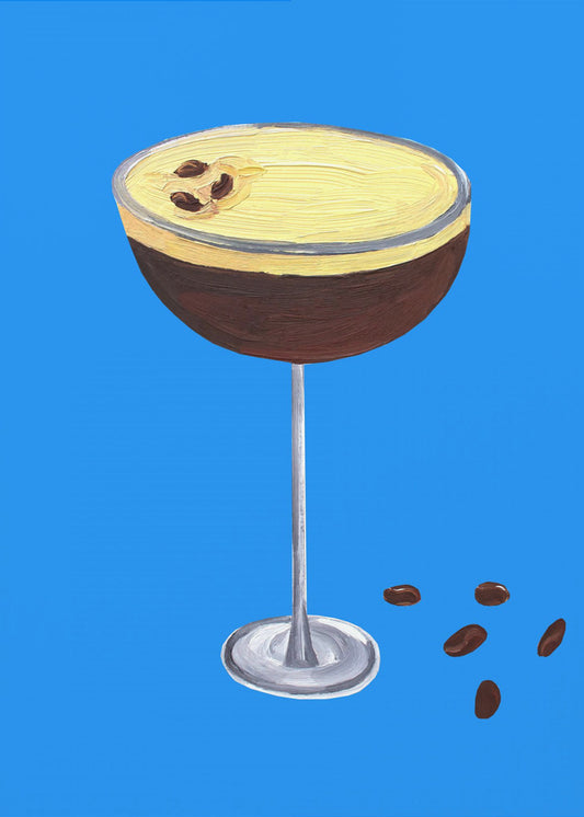 Espresso Martini Blue | Poster