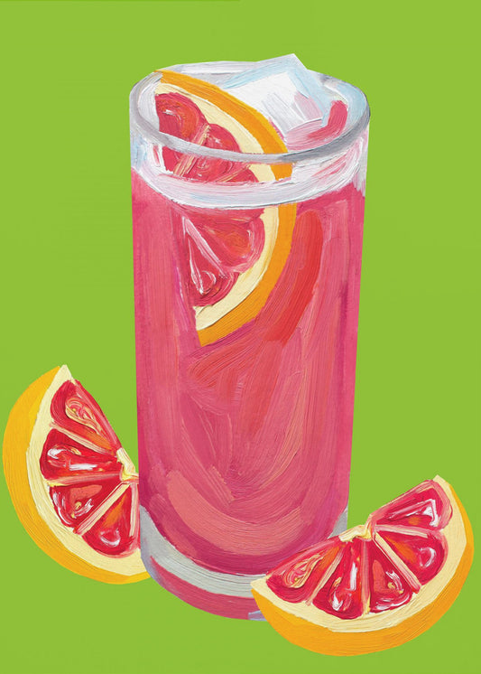 Grapefruit Paloma Pistachio | Poster