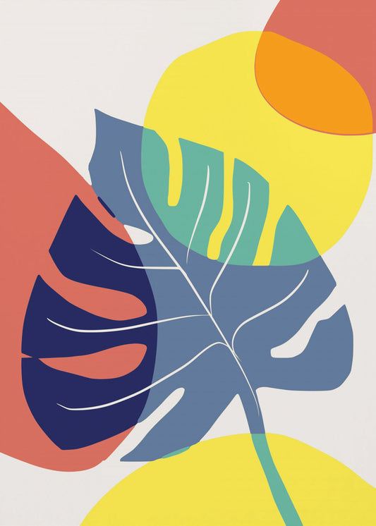 Vibrant Leaf Dance | Poster