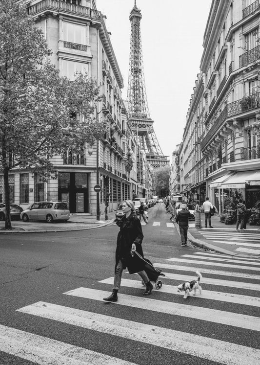Walking the dog | Canvas