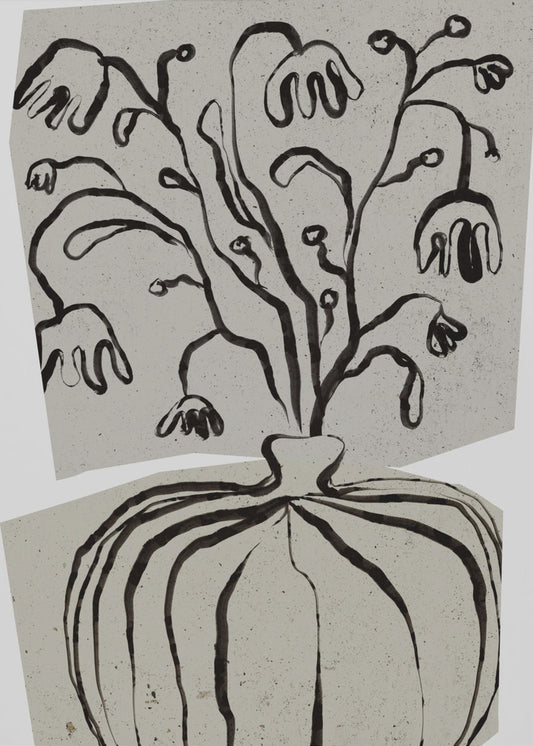 Bouquet On Concrete | Poster