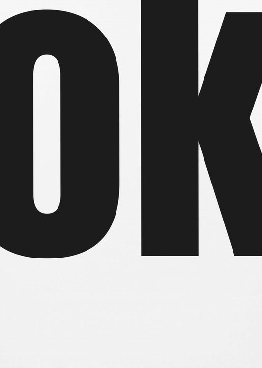 Bold Typography Statement | Poster