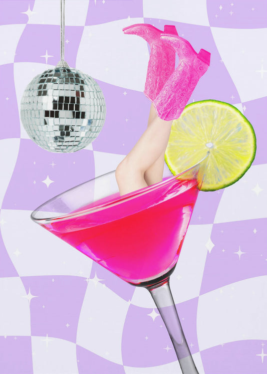 Disco Drink Delight | Poster