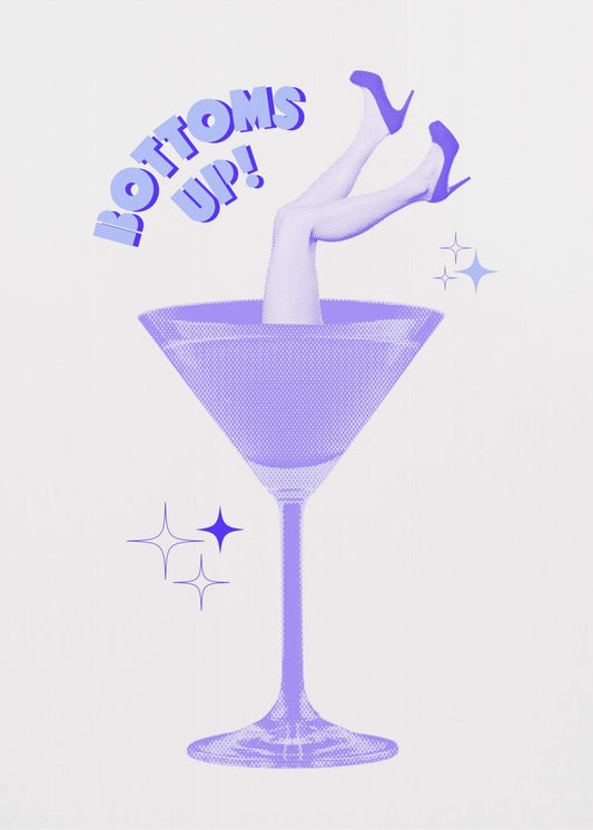 Cocktail Glam Dive | Poster