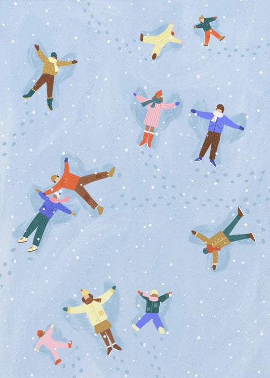 Snowy Angels Delight | Canvas
