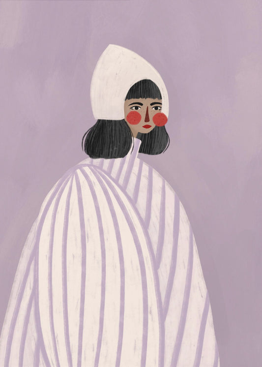 The Woman With the White Hat | Canvas
