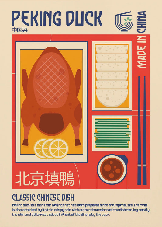 Peking Duck Japanese Food Print | Canvas