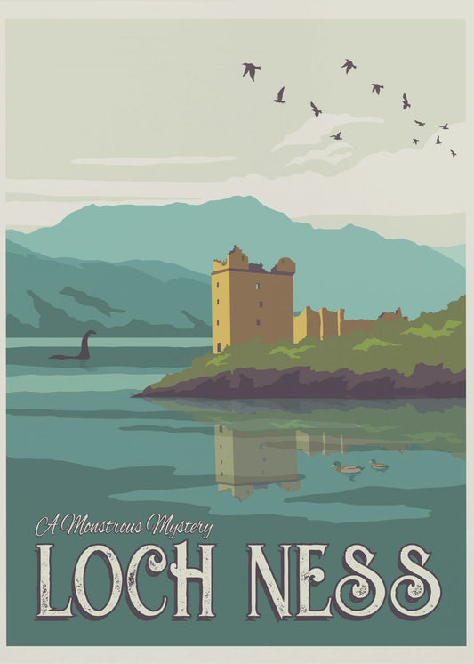 Loch Ness Travel Print | Canvas