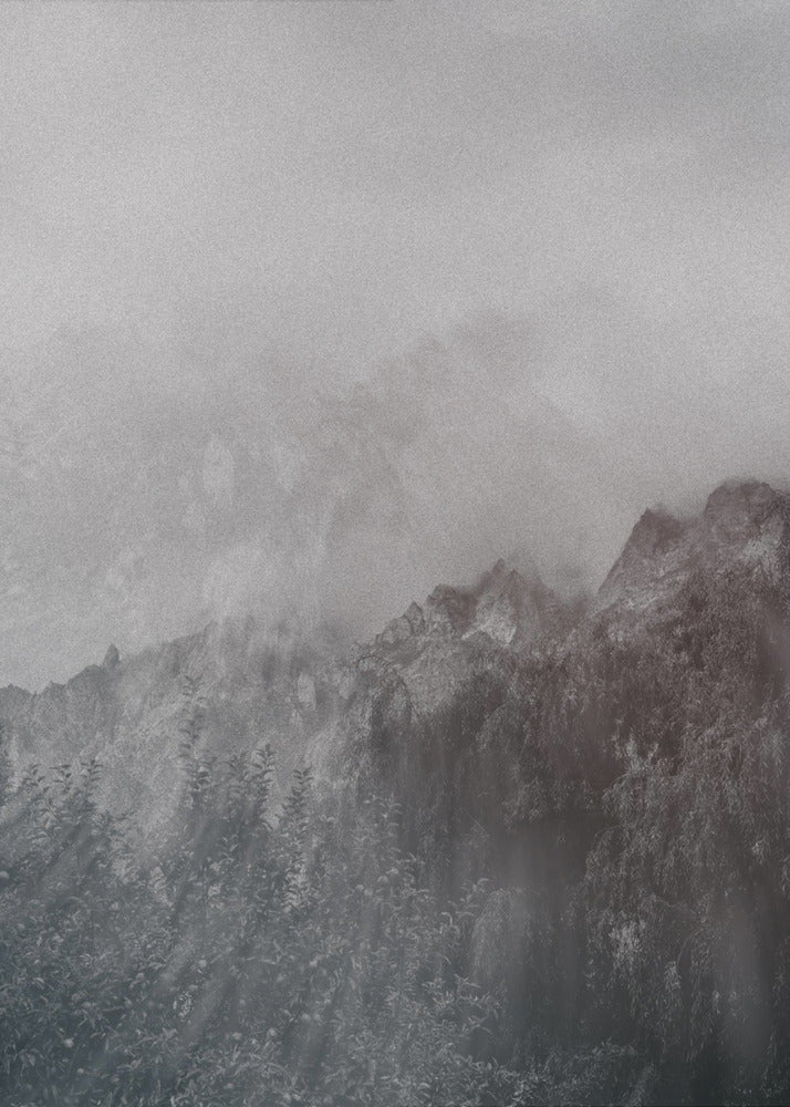 Misty Karakoram mountains | Canvas