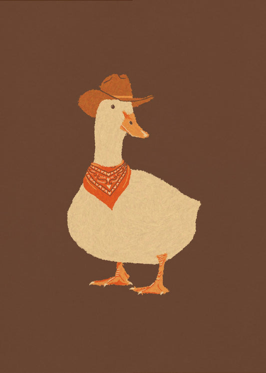 Bo die Cowboy-Ente | Leinwand-Bilder