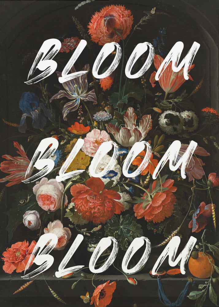 Vintage Blumen Poster