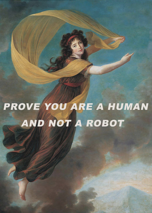 Bevisa att du är en människa och inte en robot. | Poster