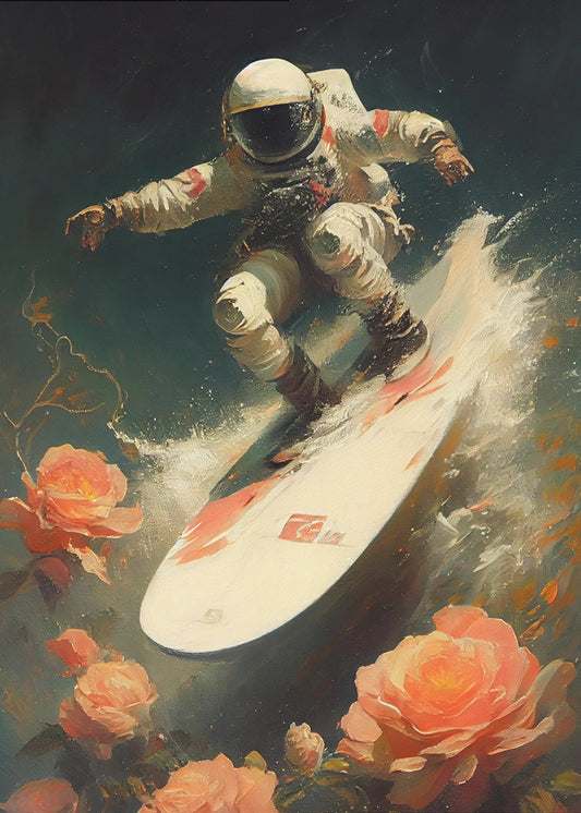 Meine Weltraumwelle | Poster - Kunstdruck