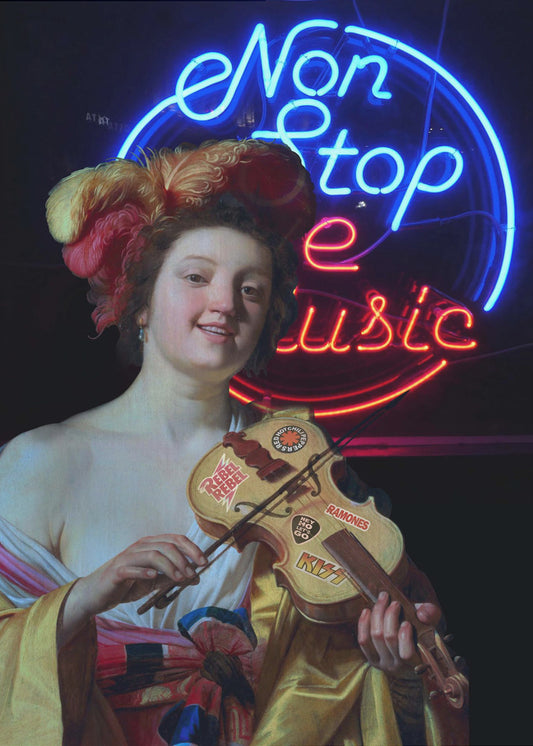 Non-Stop-Musik | Poster - Kunstdruck