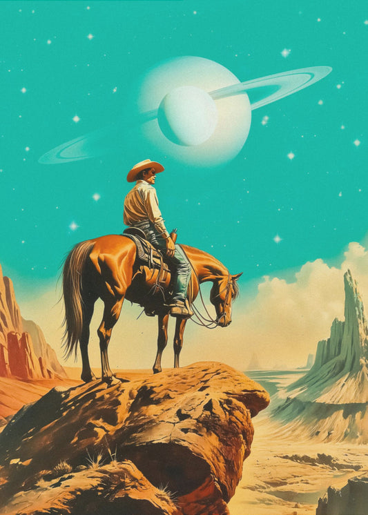 A Western Astronaut | Canvas