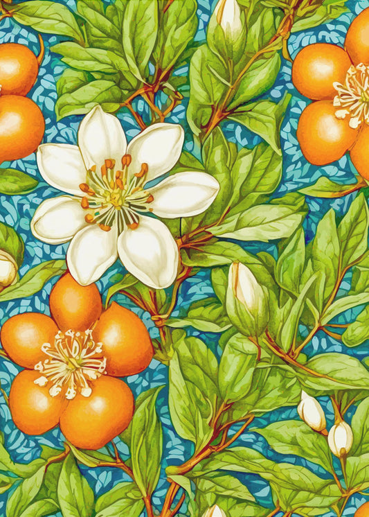 Orange Blossom Nature Plant | Poster