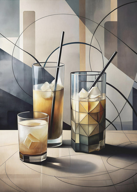 Cubist Cocktails | Poster