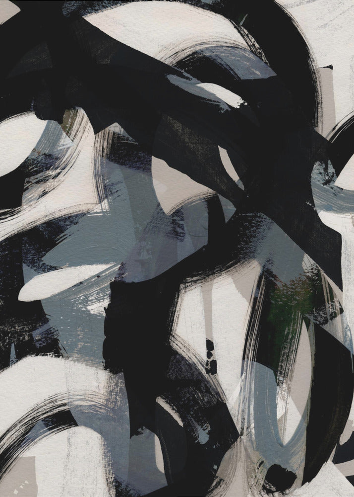 Abstract Brush Strokes 152 | Canvas