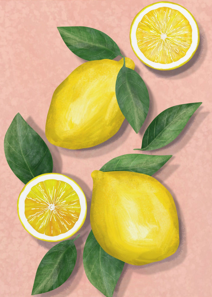 Citroner | Plakater - Kunsttryk
