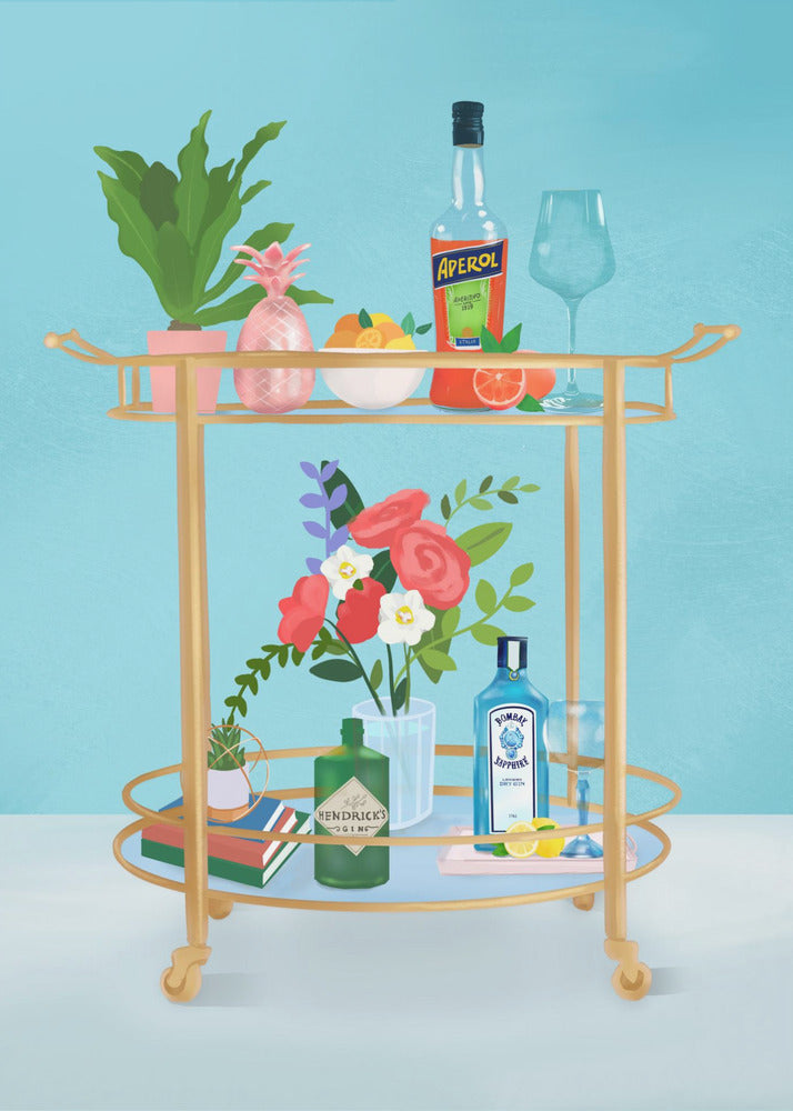 Carrito de bar | Impresiones en Lienzo