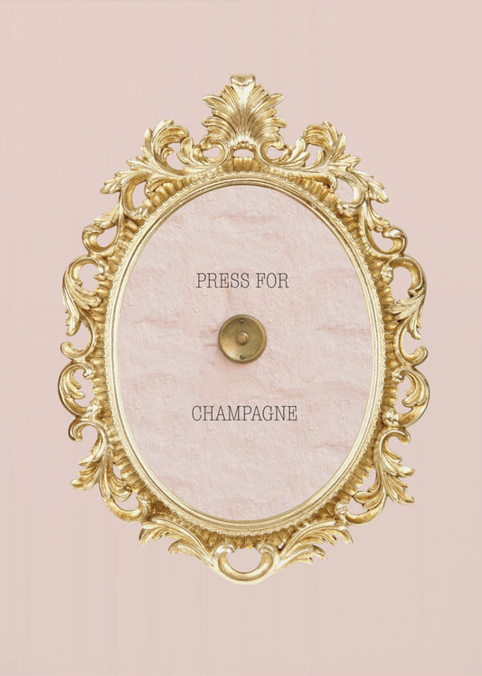 Pressforchampagnepink | Poster