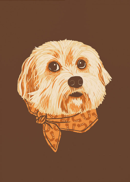 Molly the Cowgirl Pup | Canvas