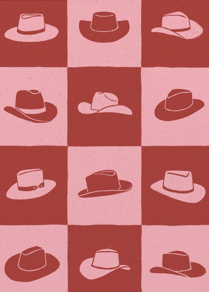 Cowgirl Checkerboard | Canvas