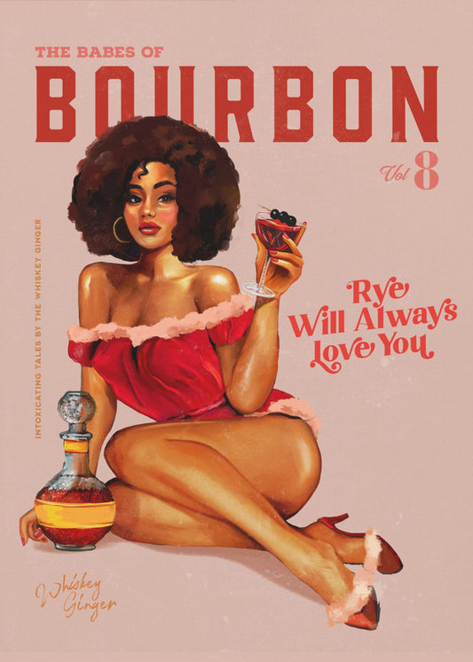 Babes of Bourbon Vol 8 Vintage Pinup Girl With Afro | Poster