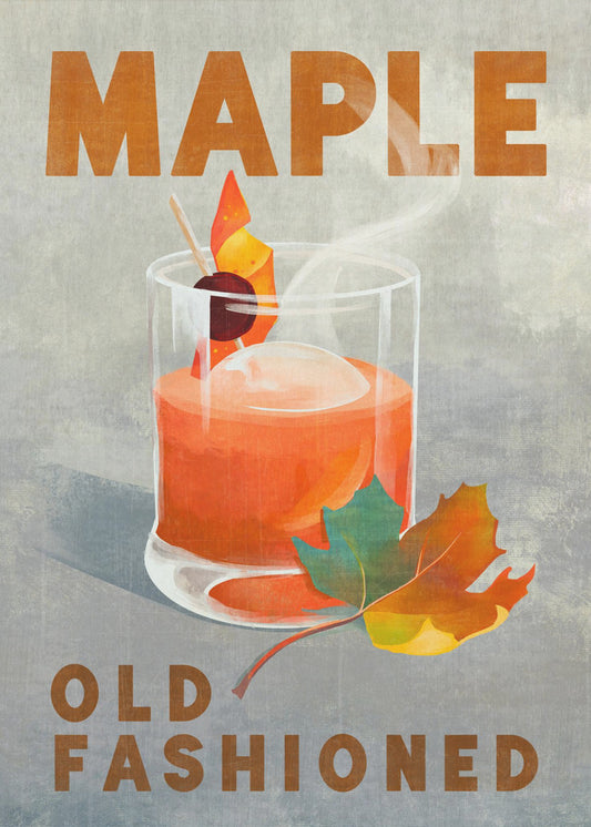 Maple Old Fashioned Cocktail | Poster