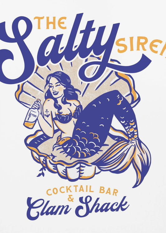 Salty Siren Cocktail Bar &amp; Clam Shack Mermaid | Poster