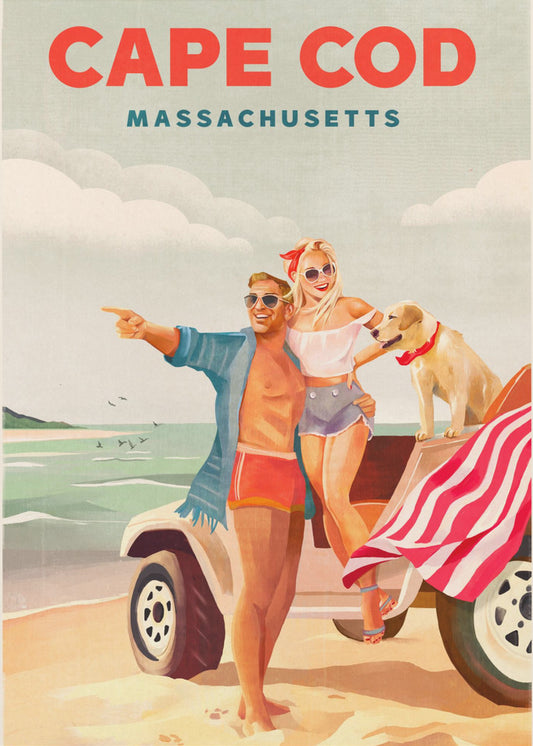 Cape Cod Massachusetts Summer Beach Art | Canvas