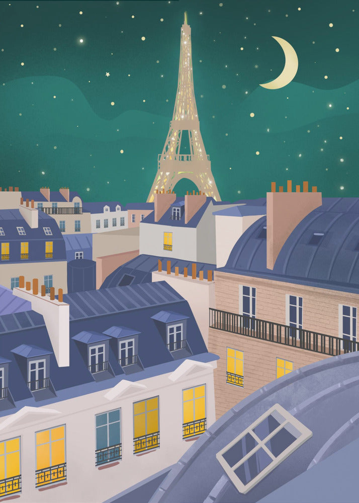 Paris at Night | Canvas