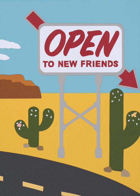 Open To New Friends | Canvas