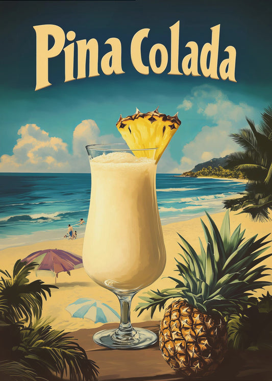 Pina Colada Vintage | Poster