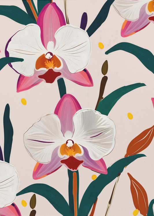 Pink Orchids | Poster