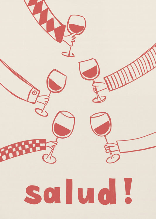 Salud! Wine Party with Friends | Poster