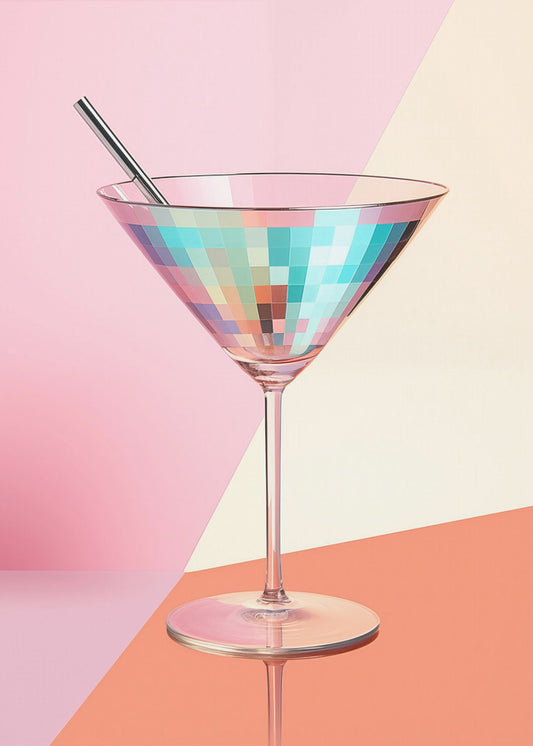 Prickelnder Martini | Poster